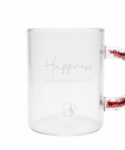 Taza transparente de 320 ml
